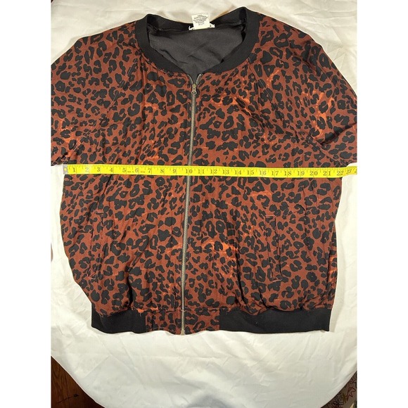 Beach Lunch Lounge Women’s Full Zip Leopard Print Jacket XXL - Picture 10 of 12